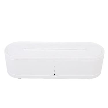 Imagem de aqxreight Difusor de Chama Com Controle Remoto Colorido Silencioso USB Chama Umidificador Difusor de óleo Essencial para Desktop Preto e para Coletar Uma Cor de Em LIGHT Built LED 7 AMBIENT It