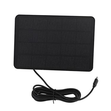 Imagem de aqxreight Carregador de Painel Solar 4W 5V Alta Taxa de Conversão Painel Solar Portátil à Prova d'água para Uso Externo para Aparelhos de Baixa Potência Taxa de Montagem Alta Parede 360 ​​a Feito
