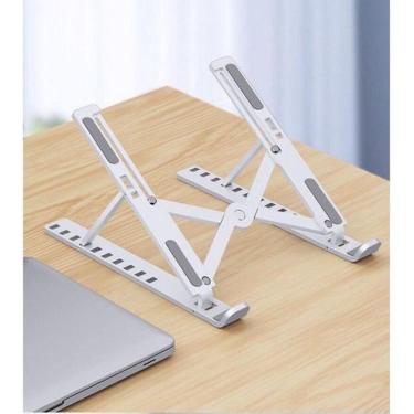 Imagem de Suporte Para Notebook Alumínio Dobrável Ergonômico Ajustável