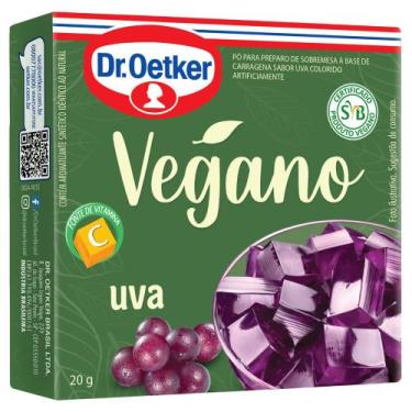 Imagem de Gelatina Dr. Oetker Vegana Sabor Uva 20g
