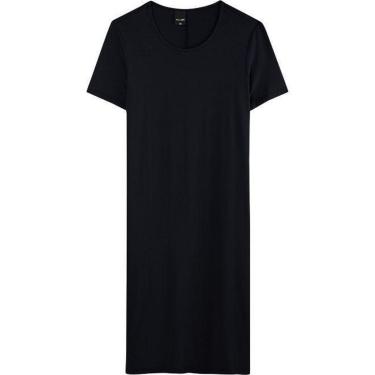 Imagem de Vestido Manga Curta Básico Viscose Stretch Malwee Ref. 89473-Feminino