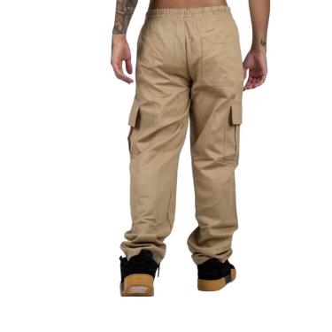 Imagem de Calça John Roger Cargo Ristop Bege-Masculino