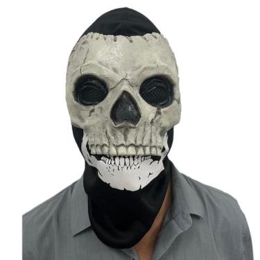 Imagem de Máscara Calls Of Dutys Double Line Grey Cosplay Halloween - yiweisai