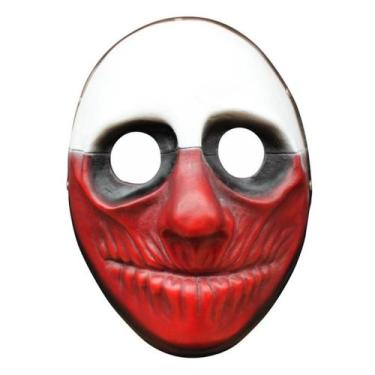 Imagem de Máscara de Halloween Paydayss Cosplay Creepy Headgear Masquerade - yiw