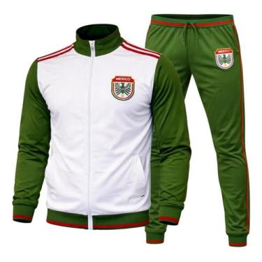 Imagem de Agasalho Jaqueta Conjunto Calça Masculino Inverno Frio Europeu Copa Se