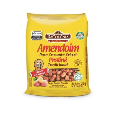 Imagem de Amendoim Doce Cri-Cri DaColônia 50g Vegano