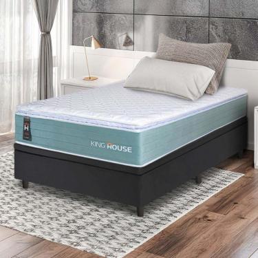 Imagem de Cama Box Baú Lagos Molas Ensacadas 96x203 Preto King House