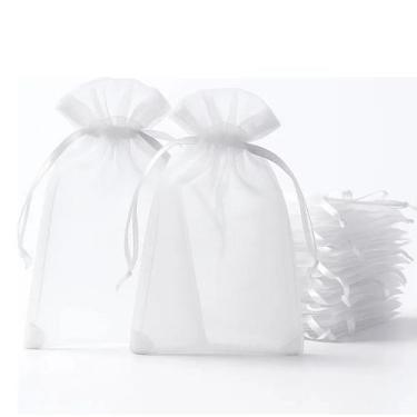 Imagem de 25 Saquinhos Organza Tule Embalagem 15x20 Saco Lembrancinha - Lojas La