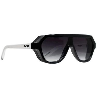 Imagem de Óculos de Sol Evoke Avalanche Dive A10 Black White Shine Gray Grad