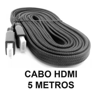 Imagem de Cabo Hdmi Ultra Hd 3D 4K Alta Resolução 1080P 5 Metros - RPC