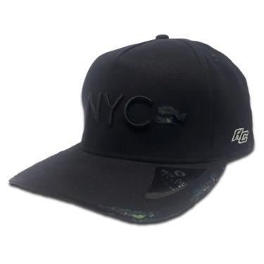 Imagem de Boné Anth Co Nyc Fitão Aba Curva Strapback Bordado