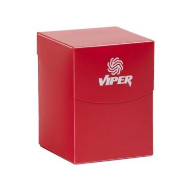 Imagem de Deckbox Viper 100+ Caixa de Baralho Cartas Pokemon Magic Vermelho