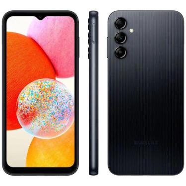 Imagem de Smartphone Samsung Galaxy A14 128GB 4GB RAM 4G Tela 6,6", Preto, 128GB