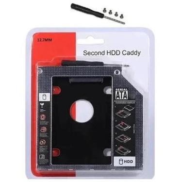 Imagem de Case Adaptador Caddy Hd Ssd Notebook Dvd 12,7mm