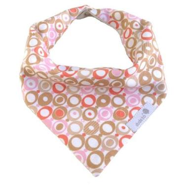 Imagem de Babador bandana círculos rosa - Dudsbb