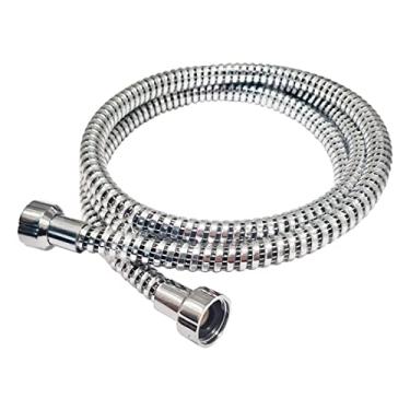 Imagem de Mangueira Espiral Pvc 1,7m Cromada Com Luvas 1/2 PR516
