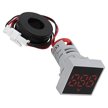 Imagem de Medidor de corrente digital, lâmpada de corrente digital fácil de transportar para engenheiro para casa(vermelho)