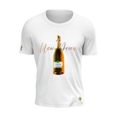 Imagem de Camiseta Champagne Shap Life Garrafa New Year Ano Novo
