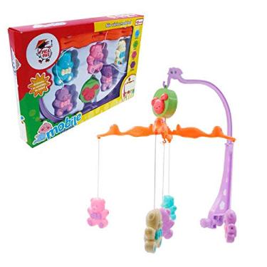 Imagem de Pica-Pau Brinquedos Móbile Berço Musical Grande Urso Elefante, Multicor