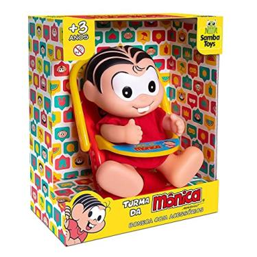 Imagem de Boneca Turma da Mônica Mini Bebê Conforto 19 Cm, Samba Toys 1114, +3 Anos - 148309
