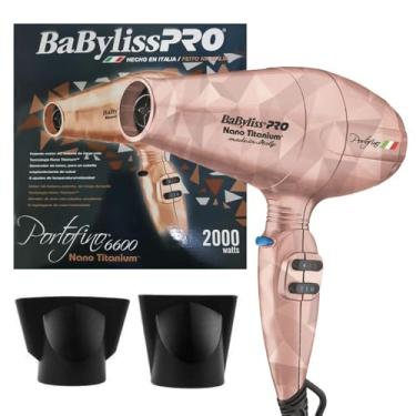 Imagem de Secador Profissional Babyliss Pro Nano Titanium Porto Fino 6600 – 2000 W Vetro Rose (220, Volts)