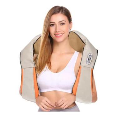 Imagem de Colete Shiatsu Massageador Pescoço Bivolt 12v Infravermelho - Bc Bora 