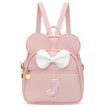 Imagem de Mini Mochila Infantil KKXIU com Laço - Rosa (J)