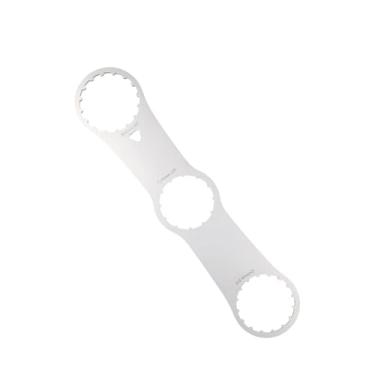 Imagem de Colaxi Chave de suporte inferior de bicicleta, ferramenta de manutenção de bicicletas, ferramenta de remoção de suporte inferior portátil, chave de bicicleta, 16 Entalhes