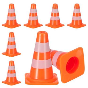 Imagem de VOSAREA 7Pcs Roadblock Traffic Signs for Playtime Educational Safety Cones for Interactive Learning and Symbol Recognition