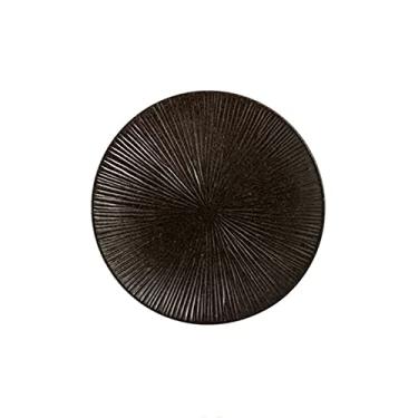 Imagem de Prato de serviço prato de jantar redondo de 8/10 polegadas prato de comida ocidental de cerâmica criativa prato de bife louça doméstica prato plano pratos rasos (cor: B, tamanho: 25,4 cm)