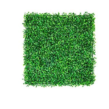 Imagem de GAORUIFENG Conveniente e l planta artificial decoração de parede buxo cerca viva painel de parede decoração de casa plantas falsas grama pano de fundo parede privacidade tela de cobertura (cor: 20 x