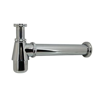 Imagem de Sifão Para Pia De Cozinha Metal Veneza 1.1-2x2 30cm - Cromado