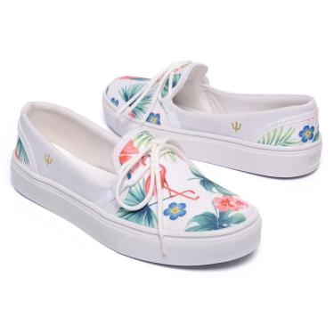 Imagem de Sapatilha Estampada Calce Fácil Four Season Com Cadarço