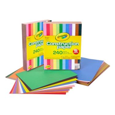 Imagem de Crayola Construction Paper, 240 Count, 2-Pack (total 480 count)