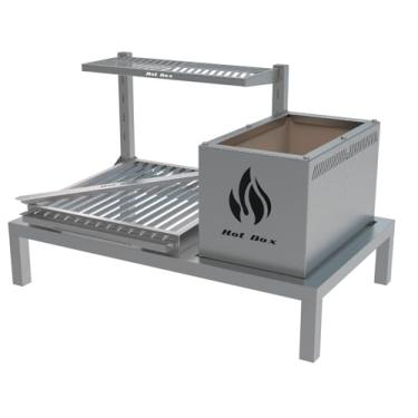 Imagem de HOTBOX, Parrilla de Alvenaria 74X45 Com Grelha Argentina