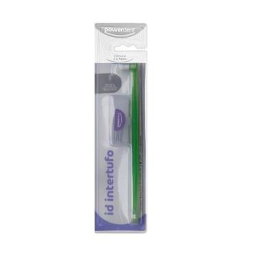 Imagem de Escova de Dentes para Aparelho Intertufo 3 a 7MM - Powerdent, Verde