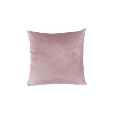 Imagem de Almofada para Sofa Aveludada Rosa Antigo Rose 50x50cm - CORTBRAS