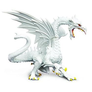Imagem de Safari Ltd Glow-in-the-Dark Snow Dragon Realistic Hand Painted Toy Figurine for Ages 3 and Up