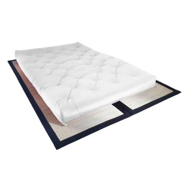 Imagem de Colchão Futon Casal Dobrável Sofa Cama Branco Off Acquablock