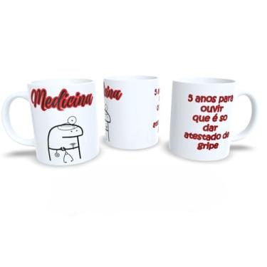 Imagem de Caneca de Profissão em Porcelana – Presente para Formatura ou Dia do Trabalho (Medicina)