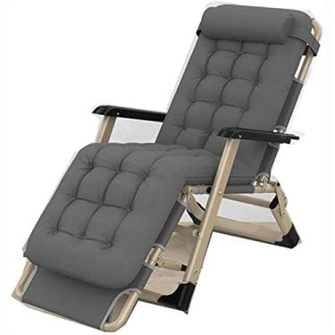 Imagem de Espreguiçadeira de jardim, cadeira dobrável, leve e portátil, cadeira de praia ao ar livre