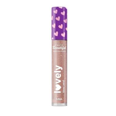 Imagem de Gloss Labial Lovely com Pantenol e Manteiga de Karité Face Beautiful (COR 04)