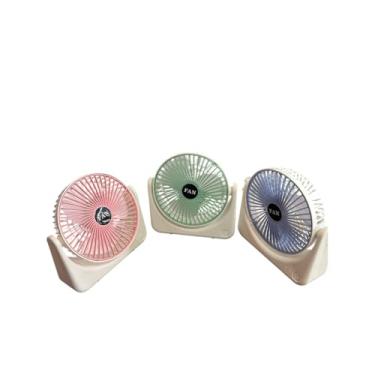 Imagem de Ventilador Portatil, Ventilador Dobrável Retrátil 180° Silencioso de Mesa Uso Exclusivo Na Tomada(Ventilador Portátil Aleatório)