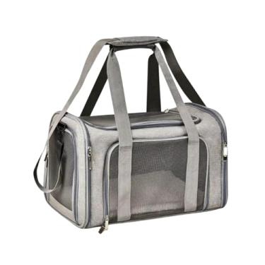 Imagem de Bolsa Transporte Pet 50x35x32 Viagem Avião Carro Cães Gatos