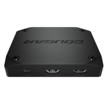 Imagem de Cougar Envision Placa de Captura de Vídeo 4K, Resolução 2160p 30Hz, 1440p 144Hz, Interface HDMI USB-C Jack 3.5mm, Compatível com PlayStation Xbox Switch, Preto