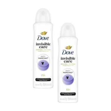 Imagem de Kit 2 Desodorantes Dove Antitranspirante Aerossol Invisible Care 150ml