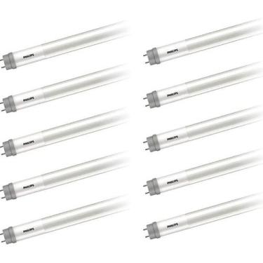 Imagem de Kit 10 Lâmpada Led Tubular Tubo Philips 9w 900L 60cm 3000k Quente