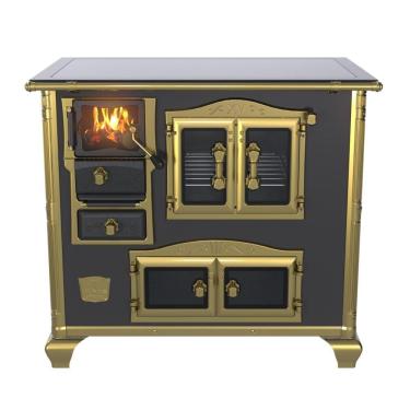 Imagem de Fogao a Lenha Venax n 2 Princess Premium Preto Gold