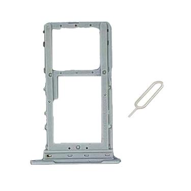 Imagem de UPONEW Para Samsung Galaxy Tab A8 10,5 portas SM-X200 SM-X205 Bandeja de cartão SIM SD Suporte de cartão SIM recipiente peça de reposição branca