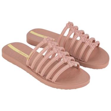 Imagem de Sandalia Ipanema Feminina Unique Slide Confortavel e Estilosa, Salmon,